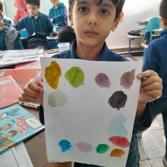 زنگ هنر پایه اول دبستان شیخ محمد خیابانی-1404